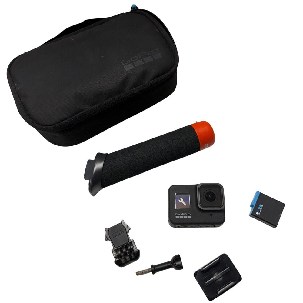 GoPro HERO8 Black Action Camera Bundle with Floating Grip Case and Accessories